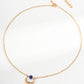 The "Lapis Horizon" Necklace - Natural Lapis Lazuli & 925 Sterling Silver