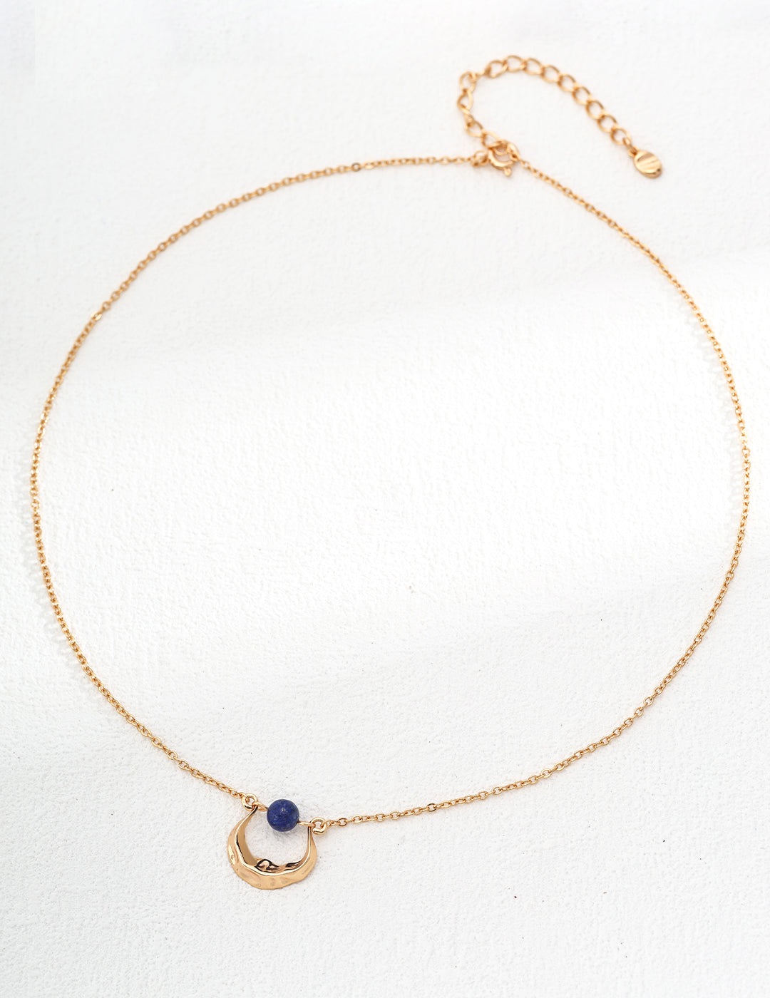 The "Lapis Horizon" Necklace - Natural Lapis Lazuli & 925 Sterling Silver