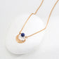 The "Lapis Horizon" Necklace - Natural Lapis Lazuli & 925 Sterling Silver