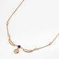 The "Midnight Halo" Necklace - Natural Lapis Lazuli & Crescent Moon in S925 Silver