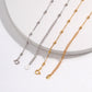 Dare To Sparkle - Versatile high-polished sterling silver faceted bead chains shown with and without a detachable starburst engraved round coin pendant in gold and silver