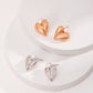 The "Luminous Embrace" Heart Hoop Earrings - Sculpted S925 Silver & Pearl Drop