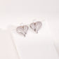 The "Luminous Embrace" Heart Hoop Earrings - Sculpted S925 Silver & Pearl Drop