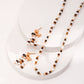 The "Earth Gaze" Collection - Natural Tiger's Eye, Shell & Pearl in S925 Silver