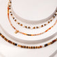 The "Earth Gaze" Collection - Natural Tiger's Eye, Shell & Pearl in S925 Silver