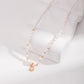 The "Morning Radiance" Choker - Delicate Freshwater Pearl & Square Zirconia in S925 Silver