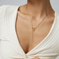 The "Ginkgo Grace" Necklace - Pearl & Sculpted Ginkgo Leaf in S925 Silver